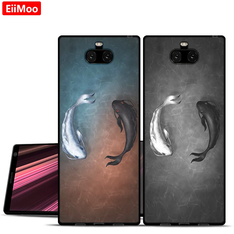 EiiMoo силиконовый чехол-накладка для sony Xperia 10 Plus, матовый тонкий мягкий ТПУ чехол-накладка для sony Xperia 10, чехол-накладка