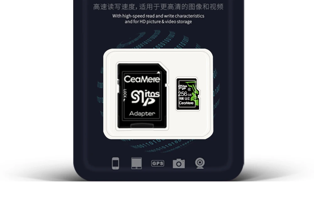 CeaMere карта памяти 256 ГБ 128 Гб 64 Гб U3 UHS-3 32 ГБ Micro sd карта класс 10 UHS-1 флэш-карта памяти Microsd TF/sd карта s для планшета