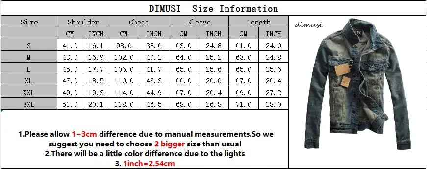 

High Quality Hard-Wearing Autumn / Winter Men's Denim Jacket Trendy Fashion Ripped Jacket Coat Jeans Outwear Male Cowboy Coats