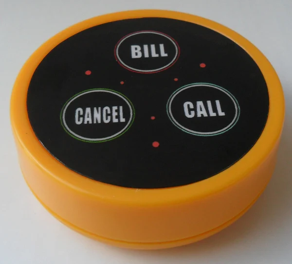 Кнопка вызова официанта беспроводной зуммер для ресторана любой логотип на