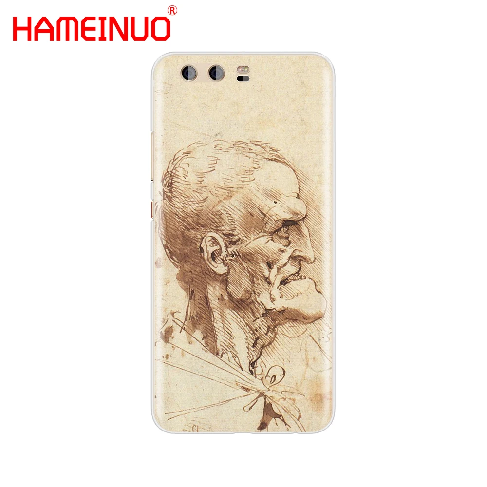 HAMEINUO Italy leonardo da vinci art Cover phone Case for huawei Ascend P7 P8 P9 P10 P20 lite plus pro G9 G8 G7 2017 | Мобильные