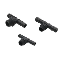 reducing tee splitter with threaded connections to a water pipe 12 34 male threaded quick water adapter hose splitter 50 pcs