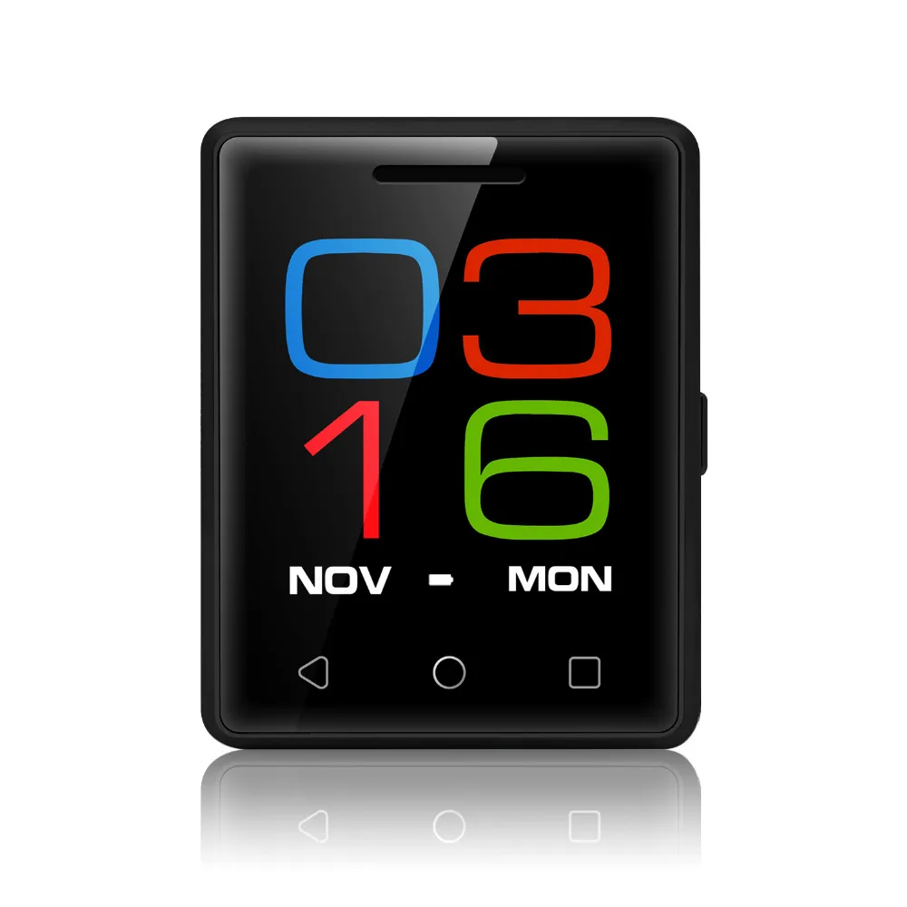 Оригинальный DTNO.1 S8 мобильного телефона MTK6261 1 54 дюймов 2.5D экран Mini Bluetooth 3 0 380 мАч
