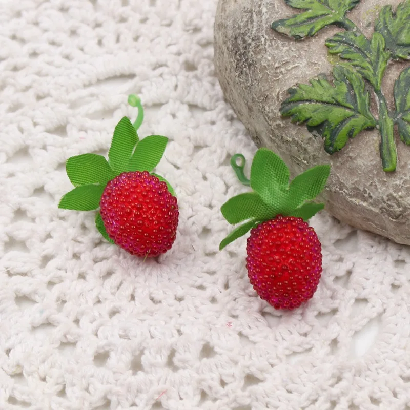 10 шт пенопластовая клубника ручной работы Искусственные цветы ягоды для свадьбы