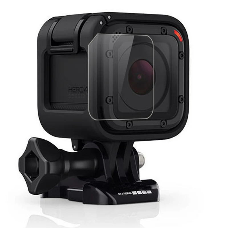 Крышка объектива для Go Pro Hero5 Hero4 крышка корпус чехол + Защитная пленка экрана