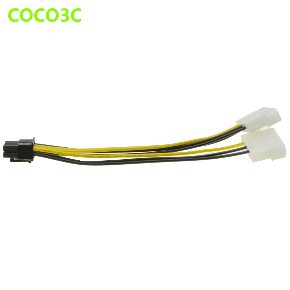 Кабель питания Molex со штыревыми соединителями на 8 штырьков и двойными 4Pin для