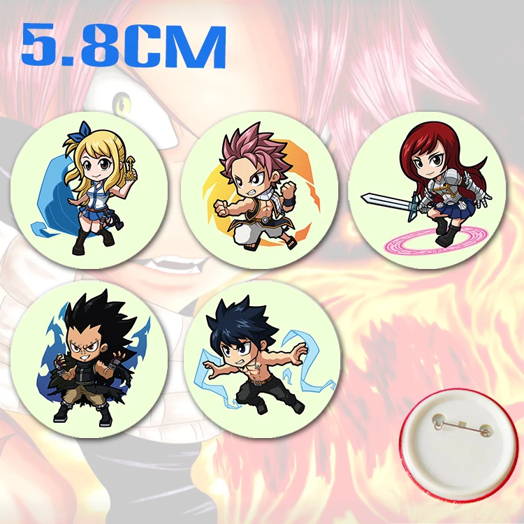 Giancomics Galaxy of Guardians/FAIRY TAIL/блуждающий по ту сторону серии значки аниме набор брошь
