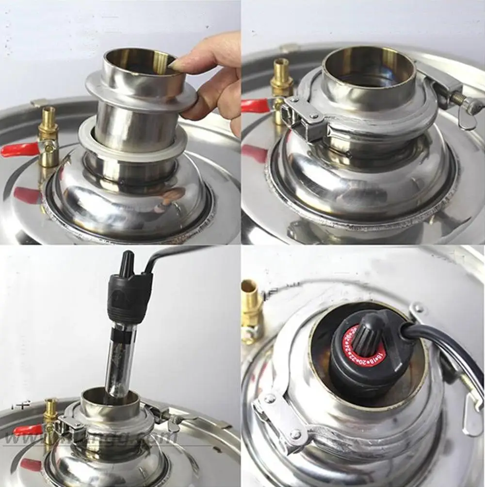 30L 301 нержавеющая сталь термостатическая ферментация баррель домашнего пива вина