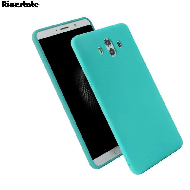Матовый Силиконовый мягкий чехол из ТПУ для Huawei Mate 10 9 Honor 8X 6X 7X 8 P8 P9 Lite 2017 P10 P20 lite Nova