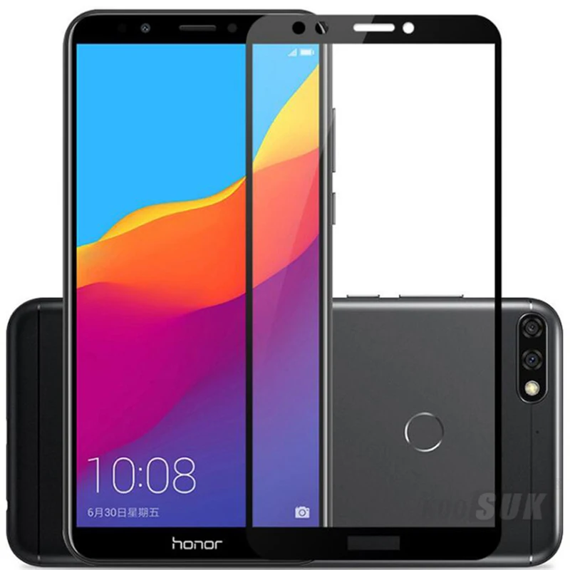 For Huawei Y9 2018 Tempered Glass HD 3D Premium Screen Protector Enjoy 8 Plus Protective Film koosuk | Мобильные телефоны и