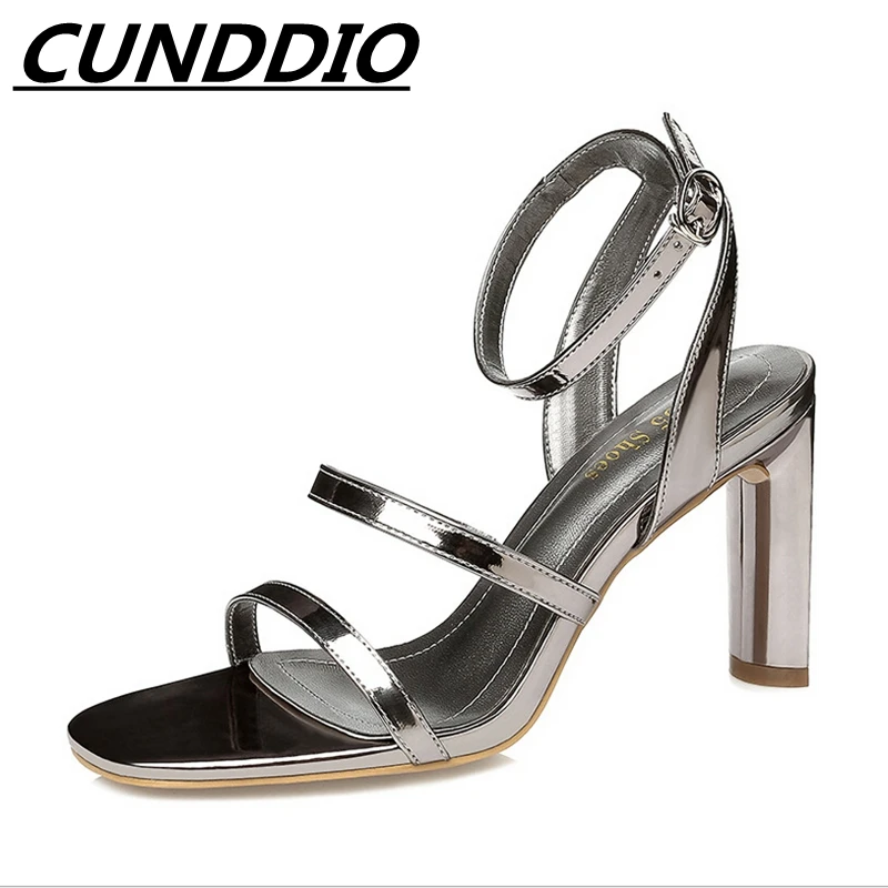 CUNDDIO Корейский стиль издание Шоу ног Сексуальная ремешок на Высоком каблуке
