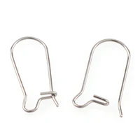 20pcslot stainless steel fashion earring hoop french lever hook earnuts ear plugging back stopper for diy jewelry findings