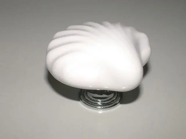

24pcs lot free shipping oceanic shells ceramic cabinet knob