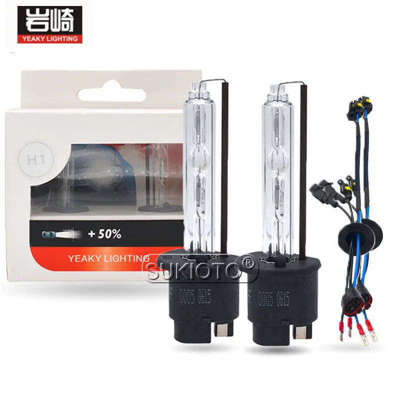 SUKIOTO Store D1S YEAKY D2S H1 H7 D3S D2H hid ксеноновый проектор объектив лампа yeaky освещение hid H11 4500K 5500K 6500K Автомобильная фара