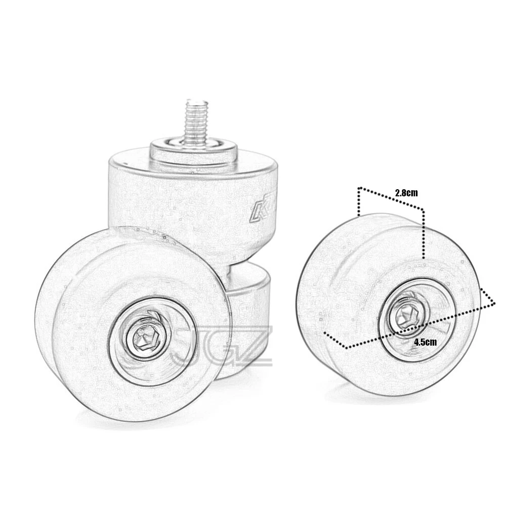 Оранжевый для мотоцикла KTM Duke 125 200 250 390 2013 2016 Рама ползунки передняя и задняя вилка