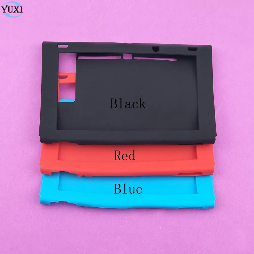 Силиконовый резиновый мягкий защитный чехол YuXi для экрана приставки Nintendo Switch