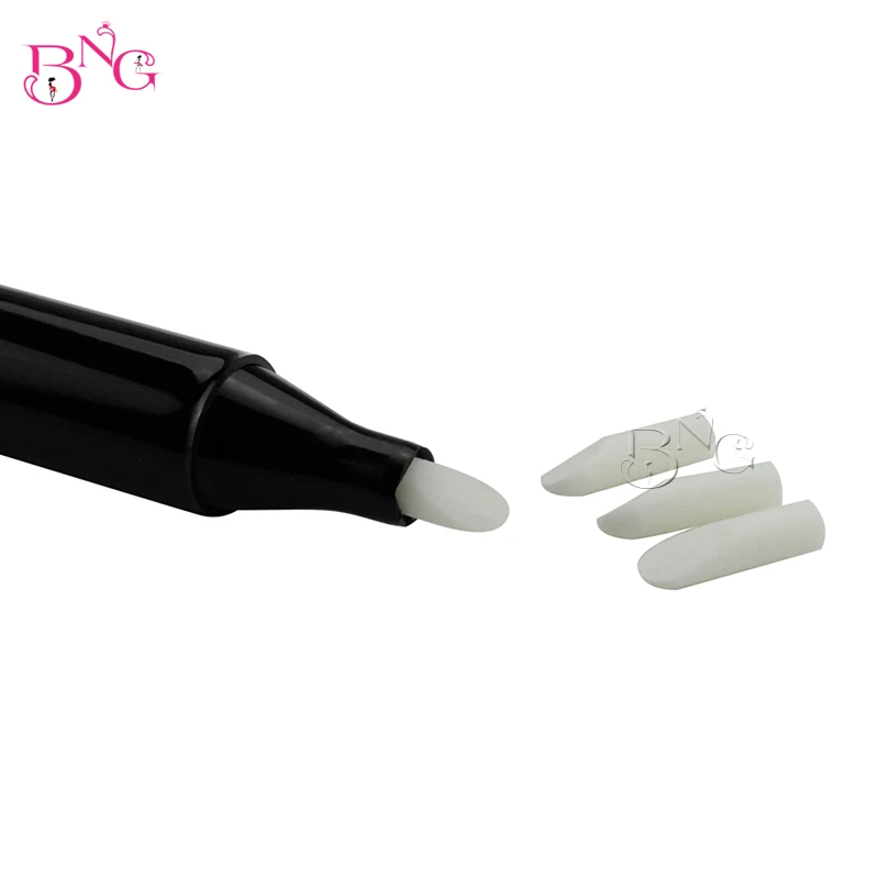Ручка для удаления лака ногтей BNG 2 шт./лот с 3 сменными наконечниками маникюра