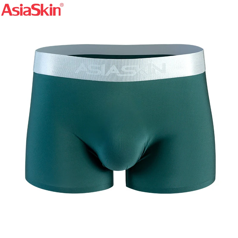 AsiaSkin 2019 Новое модное мужское нижнее белье сексуальные боксеры из нейлона и