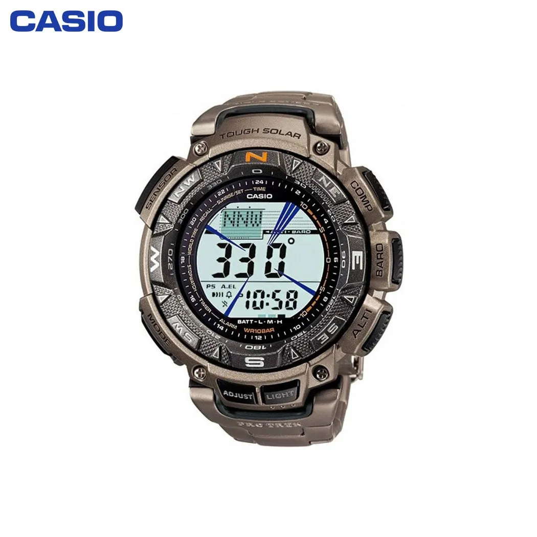 Наручные часы Casio PRG 240T 7E мужские электронные на браслете|Мужские спортивные часы|