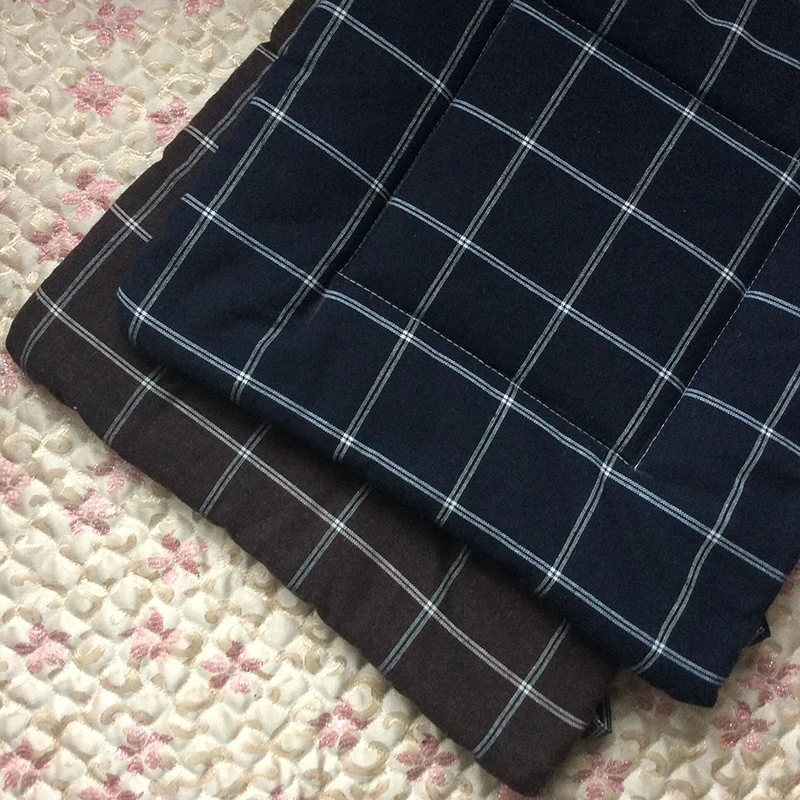 4 Цвета большого размера модная клетчатая Подушка офисного стула коврик