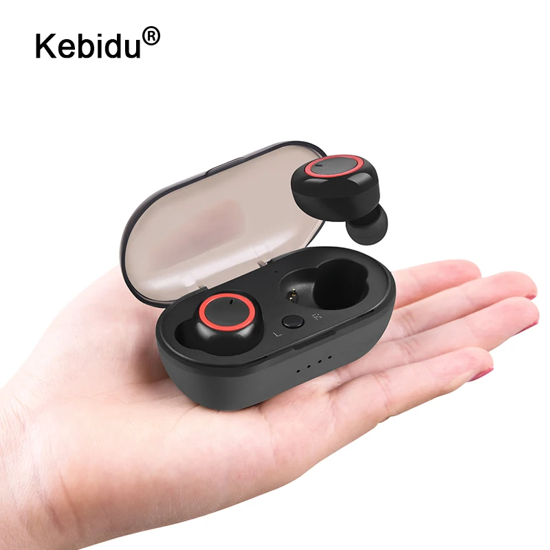 Kebidu наушники вкладыши TWS Bluetooth 5 0 стерео Беспроводной Водонепроницаемый