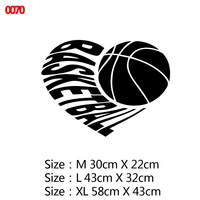 diy love basketball wall sticker home decoration accessories decor living room bedroom removable art mural