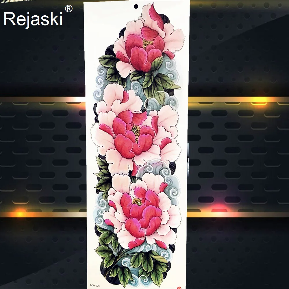 Чёрные тигровые цветы временные тату церковные женские большие умные глазные