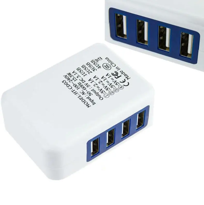 Новинка 2016 популярный usb хаб P 4 порта адаптер питания настенное домашнее дорожное