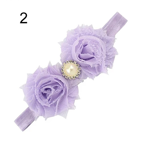 Bluelans Baby Infant Toddler Girl Faux Pearl Rhinestone Flower Headband Hair Band Headdress |