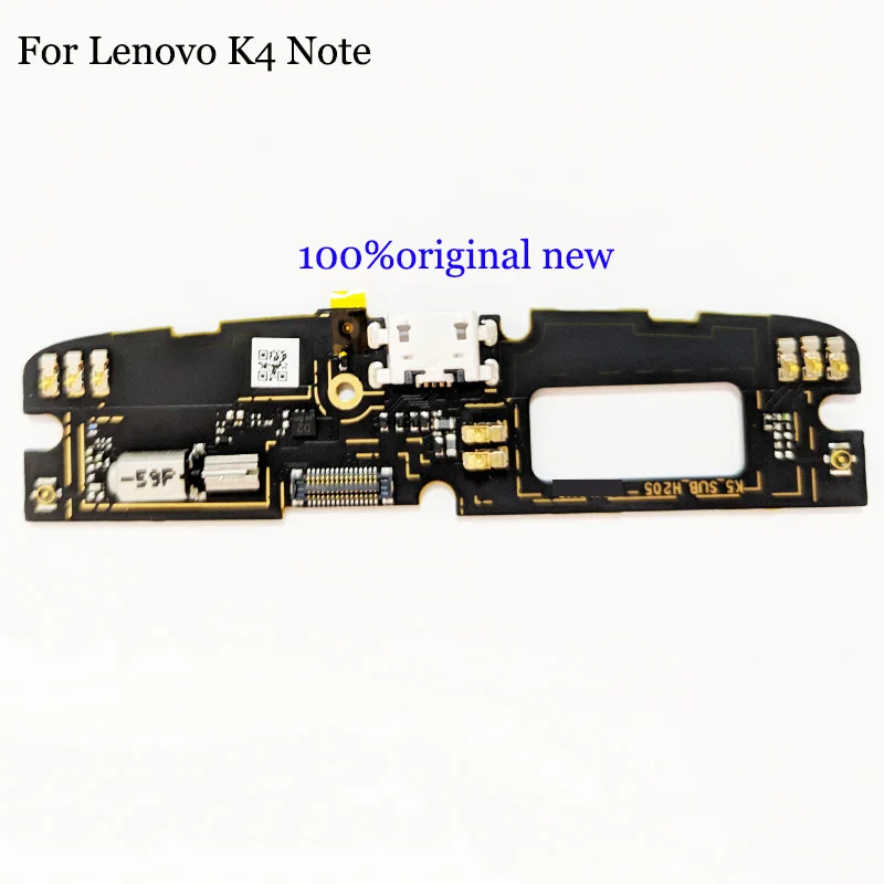 100% Новый оригинал для Lenovo K4 Note USB Зарядка платы микрофон Ремонт Для K4Note Micro usb