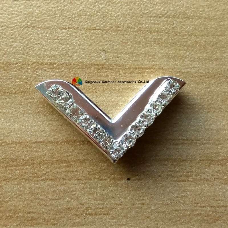 20 шт. мм Хрустальный флаг наконечники металлические стразы защитные углы для