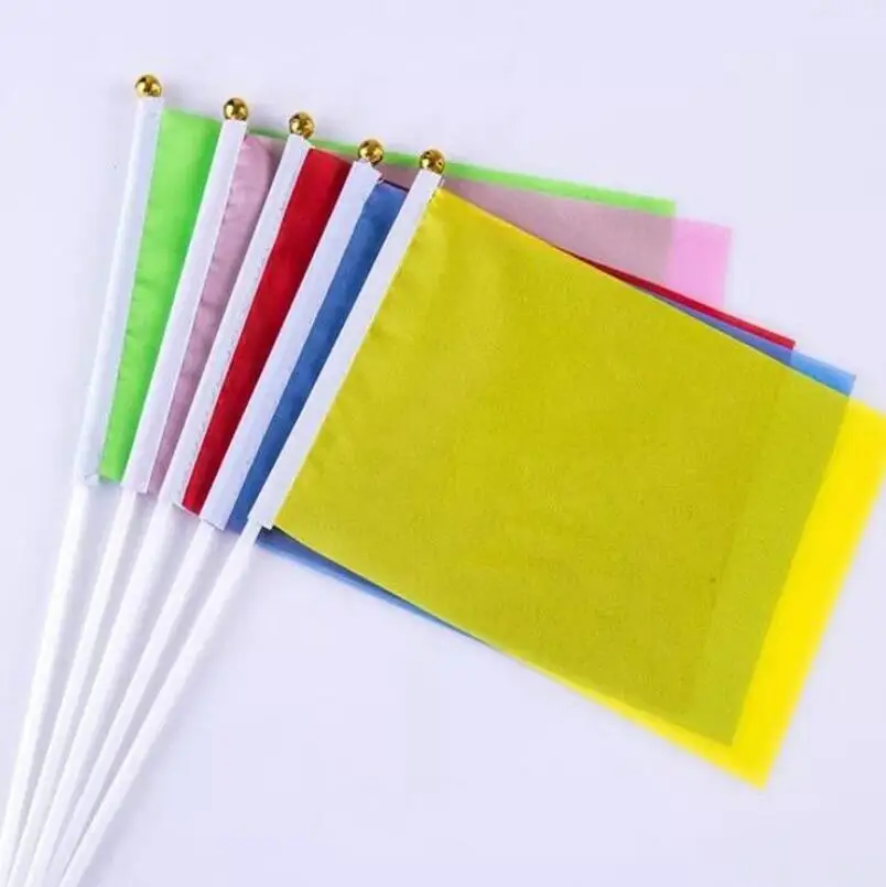 

20*28cm Hand Waving Flag Solid Color Flag Banners for Meeting Party Decoration Flag Banner Party Decoration LX6615
