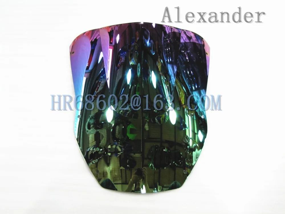 

For Kawasaki ZX12R 2000 2001 ZX 12R 00 01 Iridium Windshield WindScreen Double Bubble