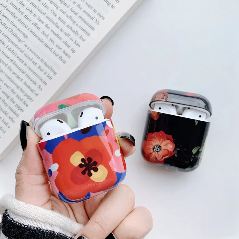 Чехол для наушников в стиле ретро с мраморным рисунком и Bluetooth для Apple Airpods, чехол, аксессуары для 1, 2, чехол, защитный чехол для наушников, сумки
