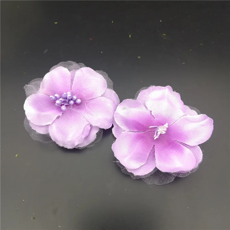 10 шт. 5 см шелковые Azalea искусственные цветочные головки для свадебной вечеринки