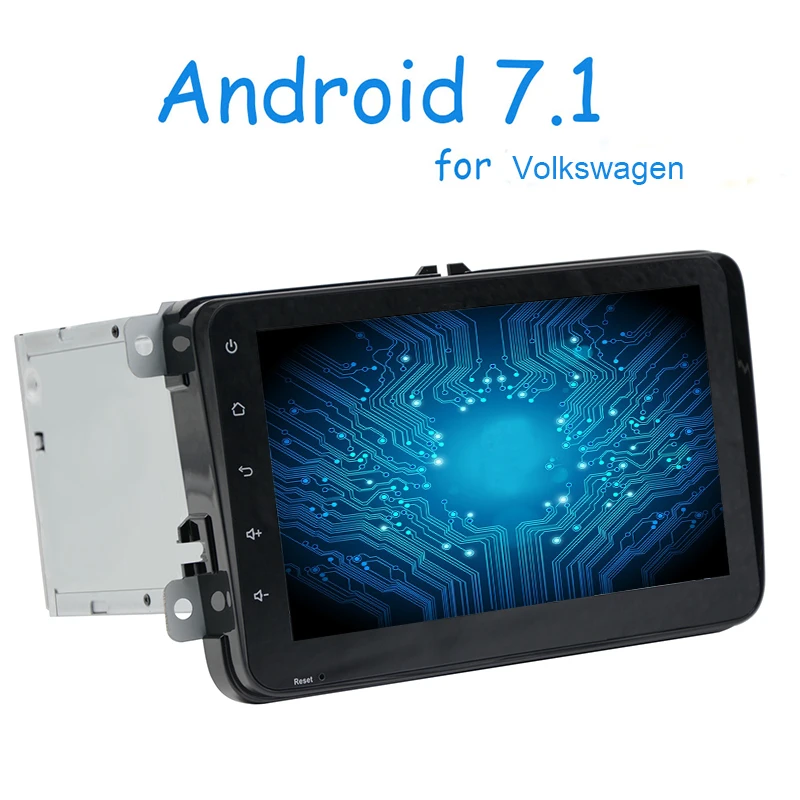 2 Din Android 7 1 автомобильный аудио автомобиль без dvd-плеера GPS радио для VW GOLF 6 Polo Bora JETTA