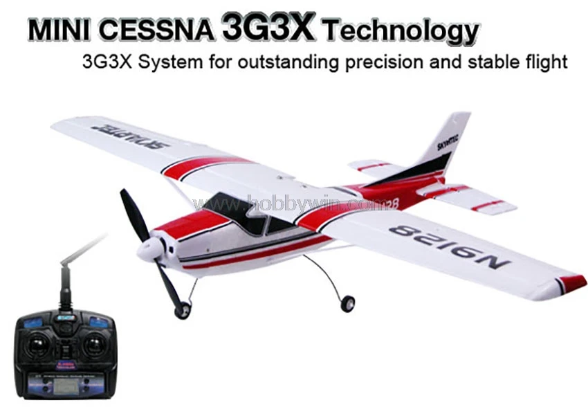 SkyArtec MINI CESSNA 3G3X EPO 550 RTF RC масштабная модель самолета