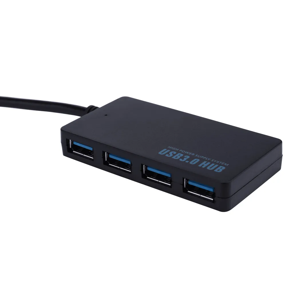 Сверхтонкий 4 портовый дизайн чистый сигнал USB3.0 Суперскоростной концентратор 5