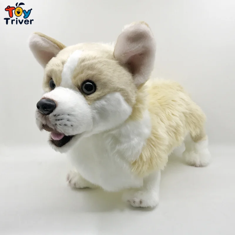 Pembroke Welsh Corgi Плюшевая собачка Toy Triver набитые Животные Куклы Дети Малыши мальчик