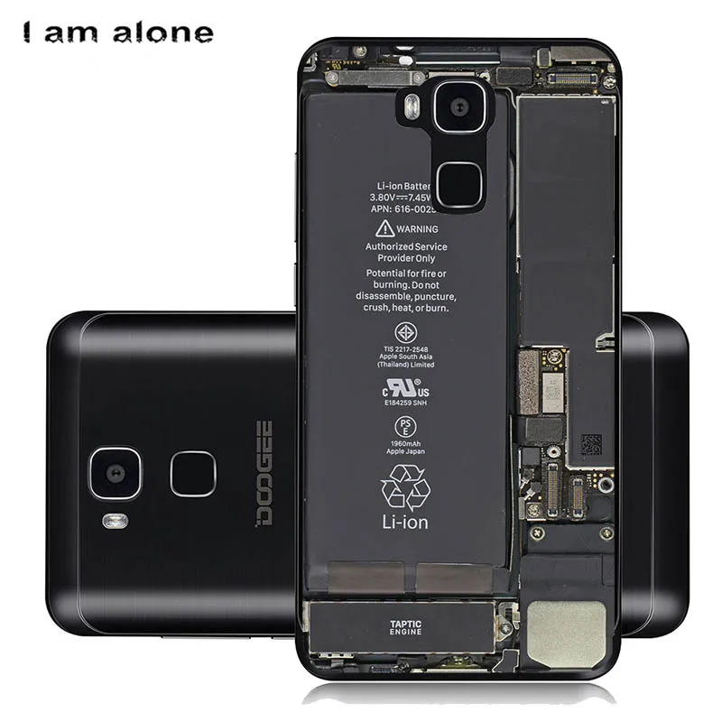 Чехлы для телефонов I am alone Для Doogee Y6 5,5 дюймов, мягкие сумки из ТПУ для мобильных телефонов с рисунком, модные чехлы для Doogee Y6 - Цвет: Soft TPU S17