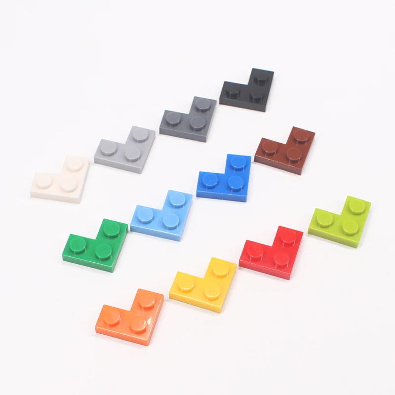 

MOC plate 2x2 уголок 2420 низкий кирпич блоки небольшие строительные блоки части DIY fit собирает частицы