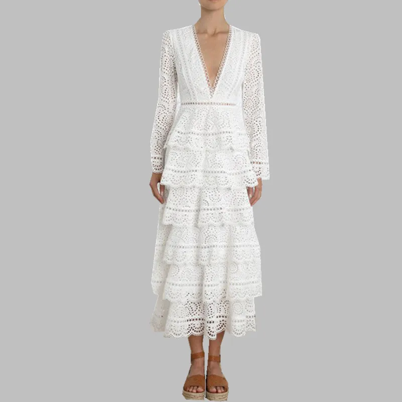 HAMALIEL женское сексуальное платье с глубоким v-образным вырезом Многослойные