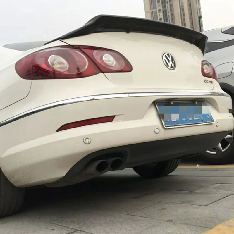 Автомобильный задний спойлер на крышу багажника для Volkswagen CC 2009 2014 без краски