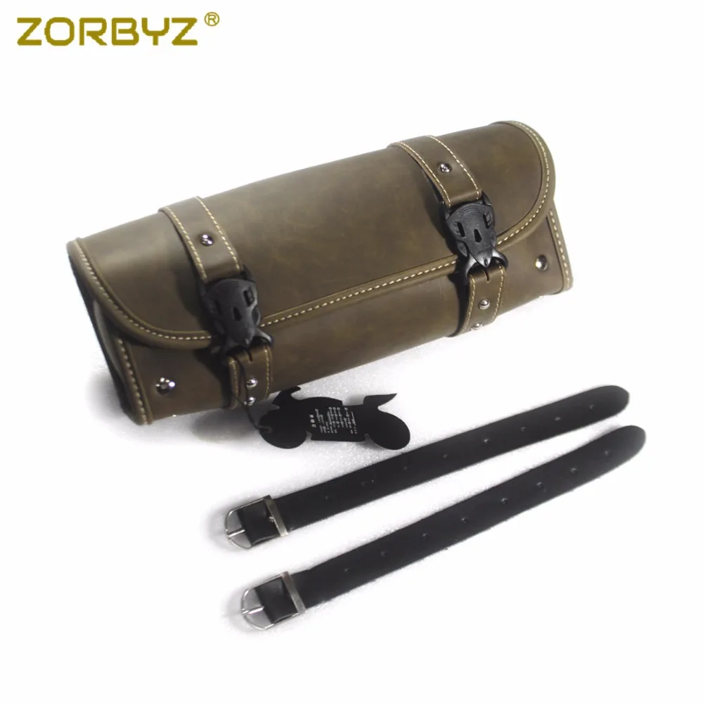 ZORBYZ 1 шт. Мотоцикл ATV Скутер из искусственной кожи винтажная сумка для сиденья