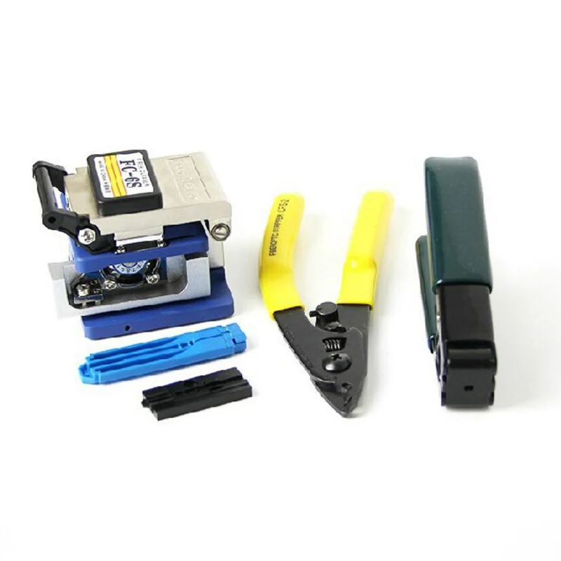 5 In 1 FTTH Glasvezel Tool Kit, FC-6S Fiber Cutter + Dubbele poort Miller Draad stripper/Kabel schaar Gebruik Ftth Fttx Apparatuur 5 In 1 FTTH Glasvezel Tool Kit, FC-6S Fiber Cutter + Dubbele poort Miller Draad stripper/Kabel schaar Gebruik Ftth Fttx Apparatuur