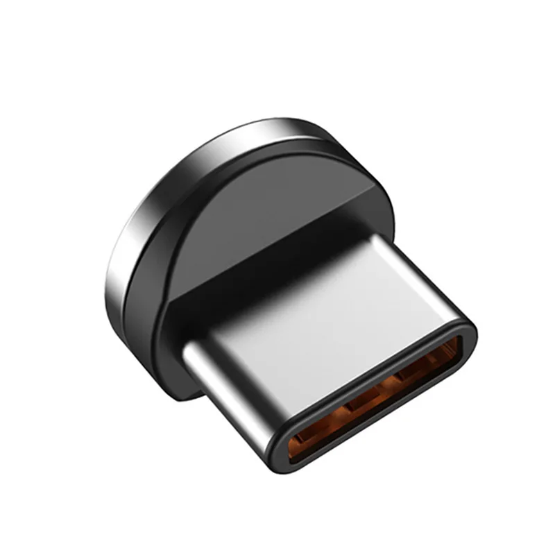 for Type C Plug Магнитный зарядный кабель, светильник для быстрой зарядки, магнитный кабель Micro usb type-C для iPhone 6, 6 S, 7, 8 Plus, СВЕТОДИОДНЫЙ Магнитный провод - Цвет: for Type C Plug