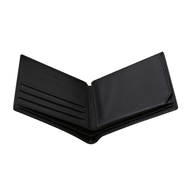 Genuine Leather Men Purse RFID Blocking Credit Card Holder Antitheft Scanning Male Short Wallet Money Bag | Багаж и сумки