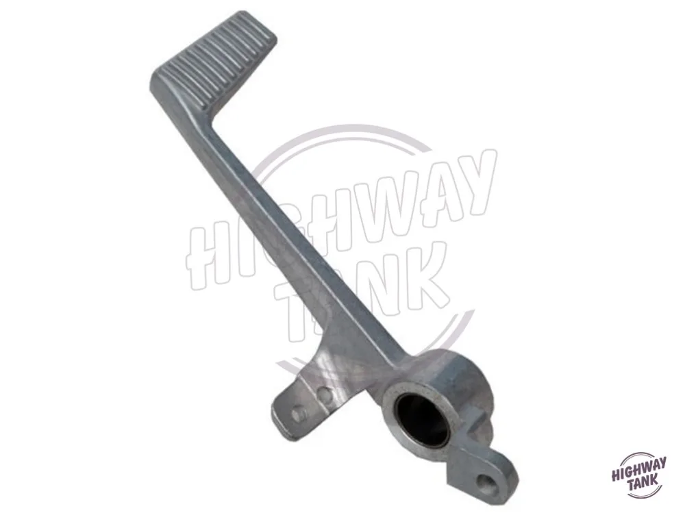 Алюминиевый серебристый простой мотоцикл педаль заднего тормоза тормозные