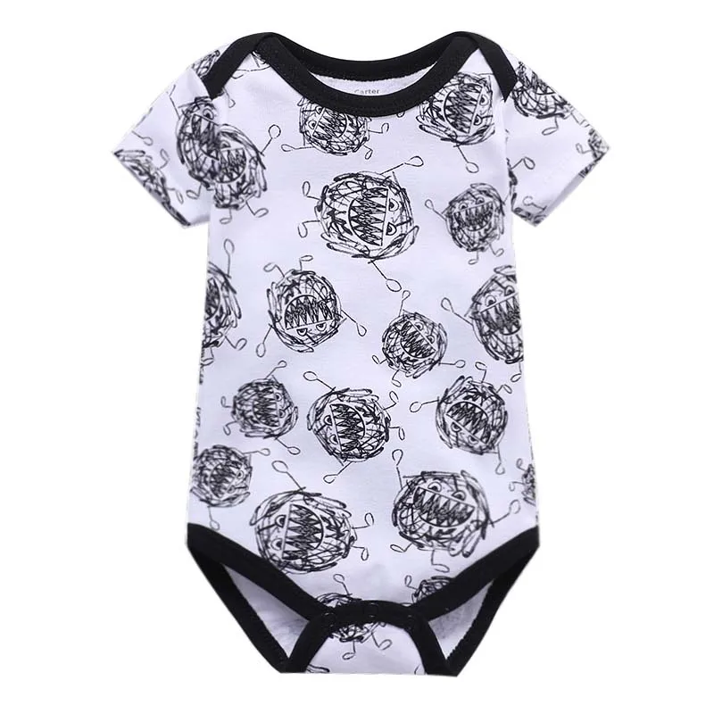 

Wholesale Newborn baby bodysuits short sleevele baby clothes 0-24M baby Jumpsuit 100%Cotton baby clothing Infant sets