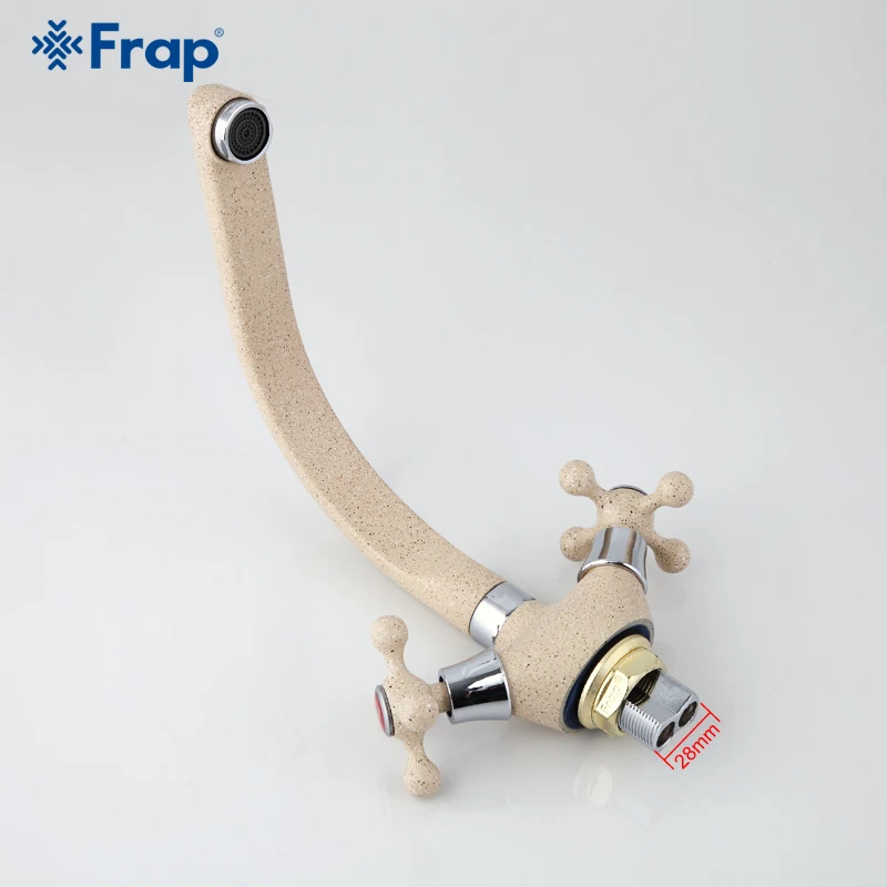 Кран для кухонной мойки Frap F5408 поворот на 360 градусов разные цвета|Смесители